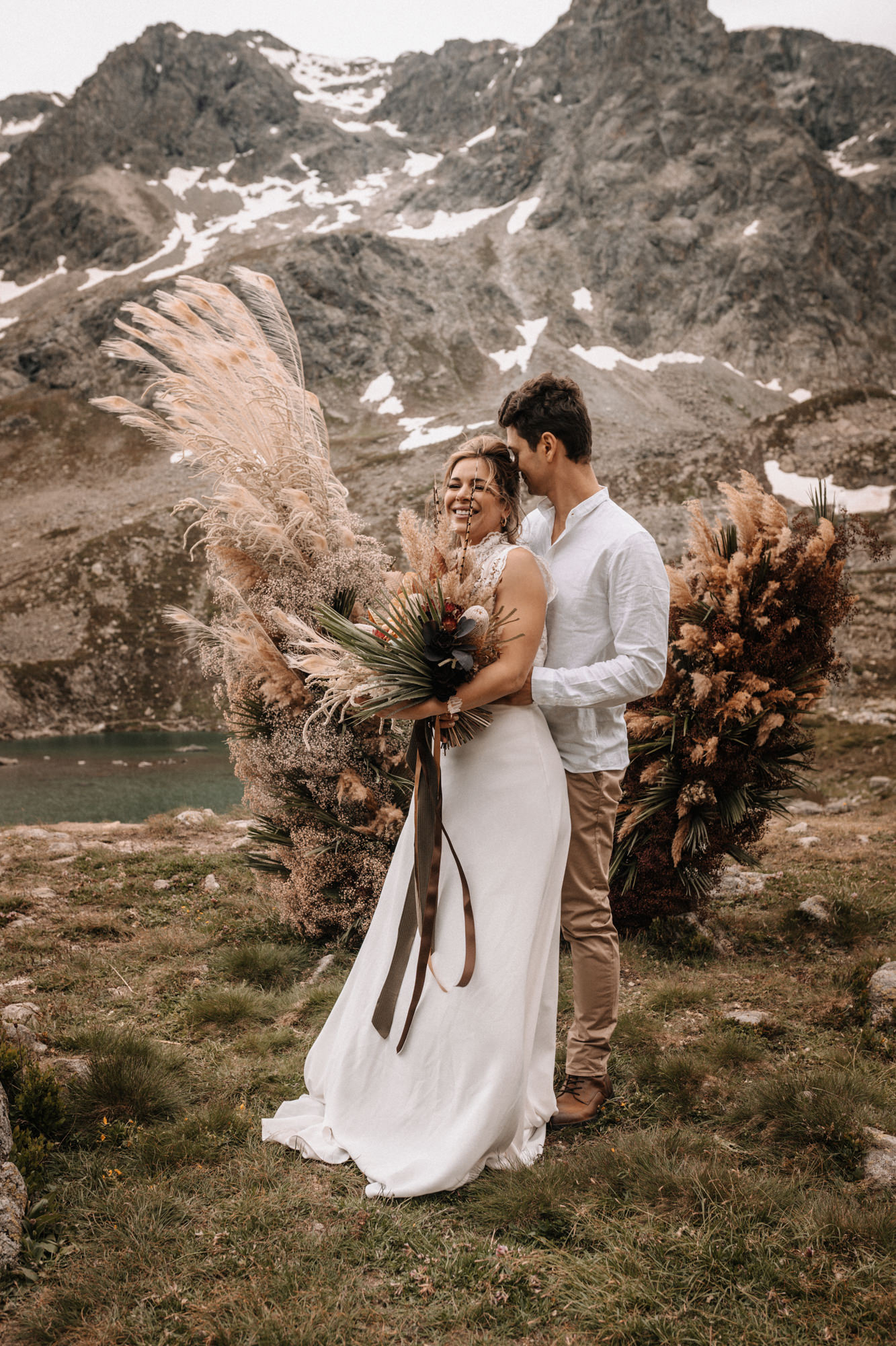 Striking And Simple Elopement Shoot