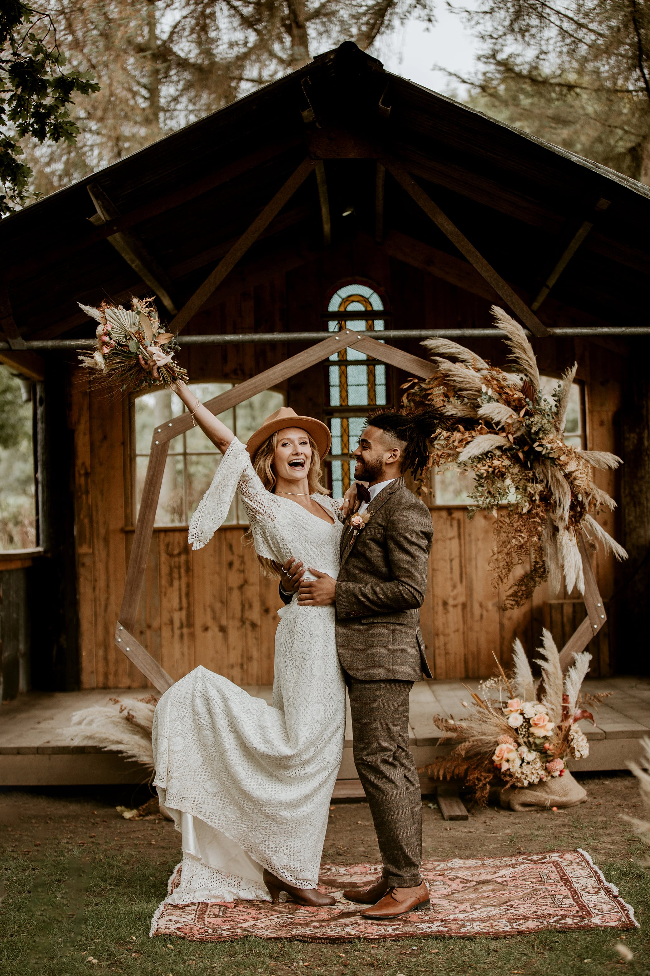 Rustic 2025 bohemian wedding