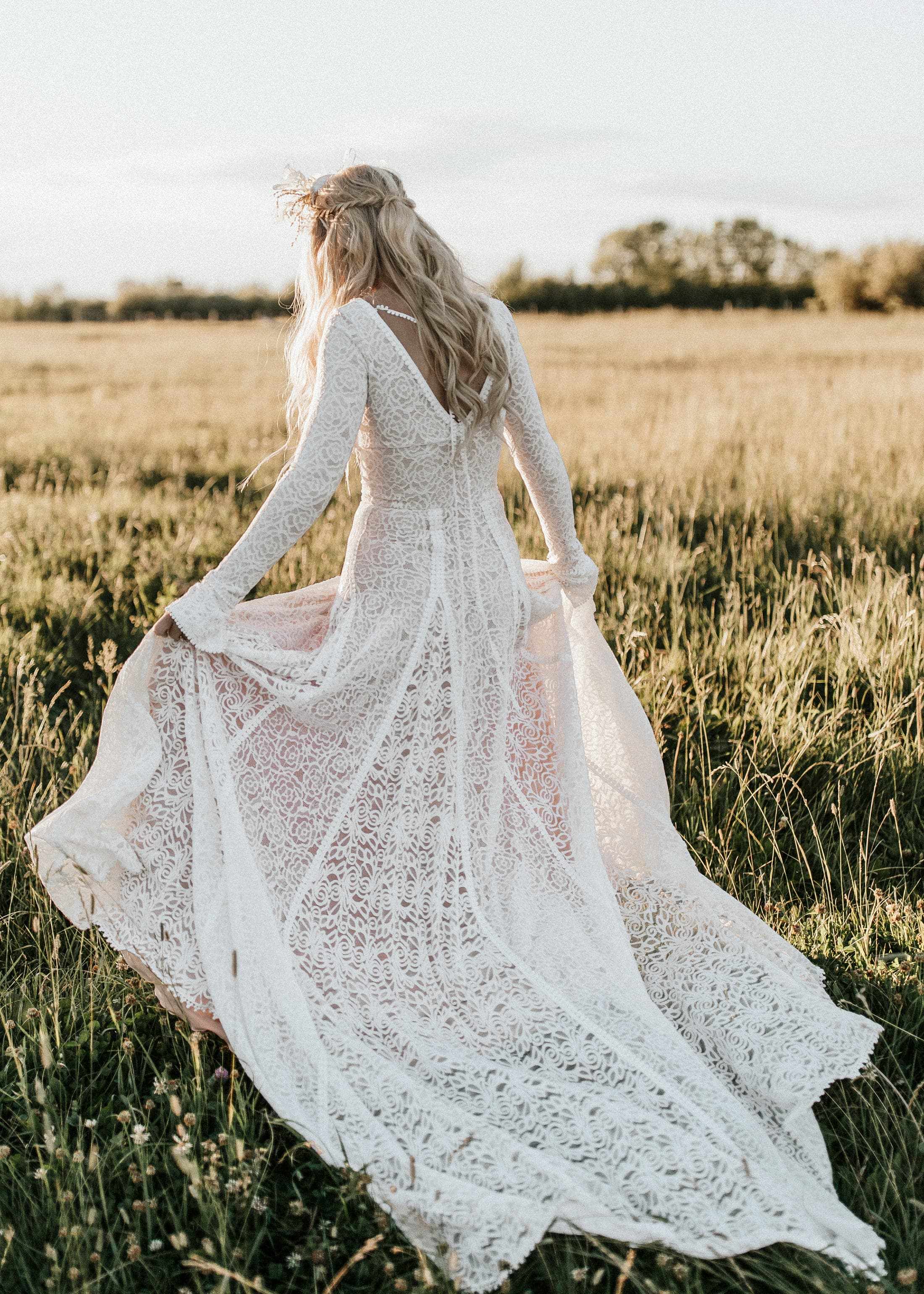 Budget boho wedding dress best sale