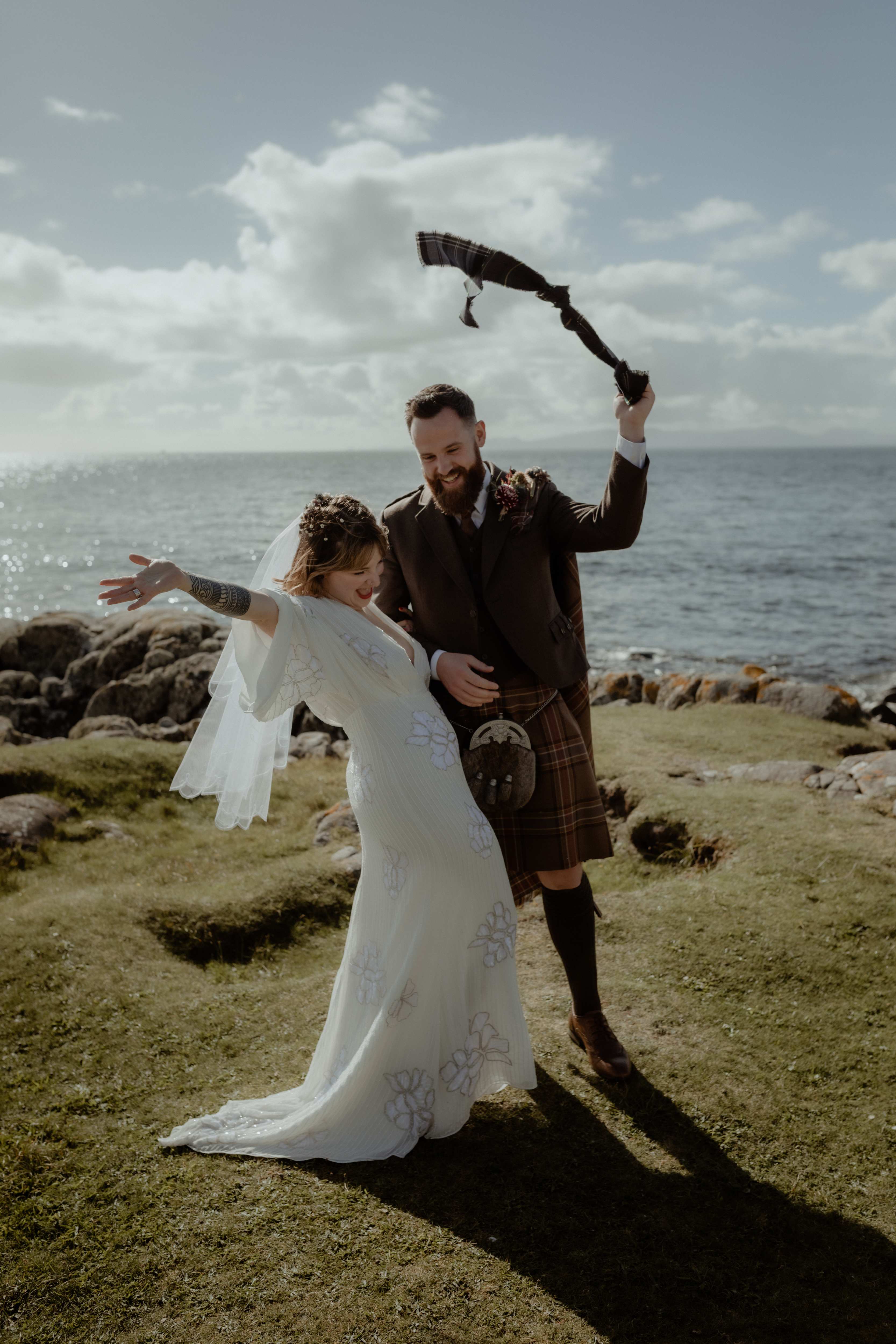 Four newlywed couples tell us about choosing their celebrant and planning  their wedding ceremony in Scotland