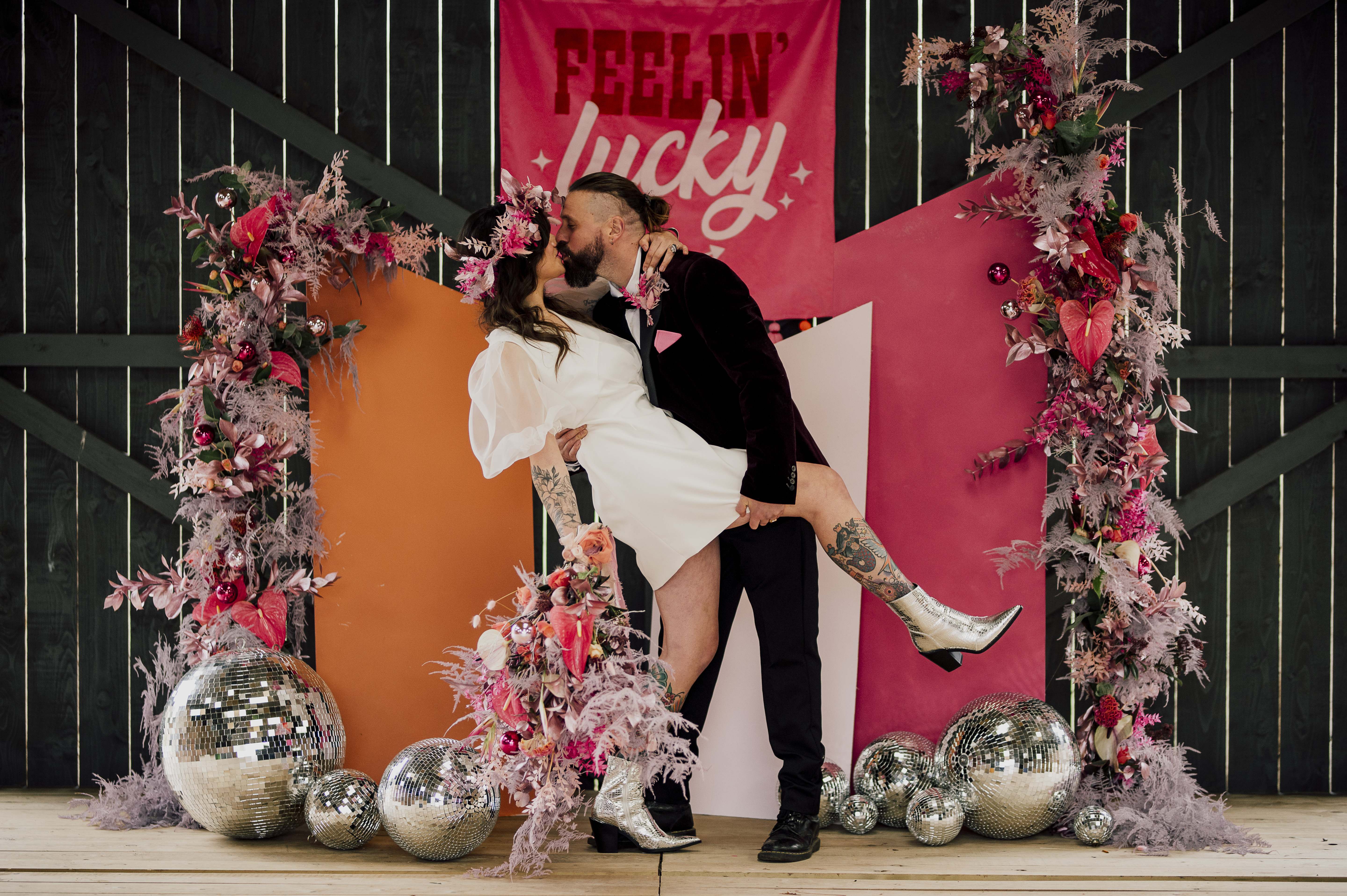 Las Vegas Style Wedding Inspiration for Non Traditional Couples